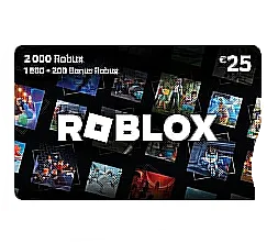 Carte robux 25€-2000rbx